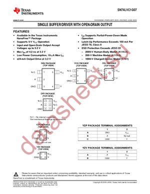 SN74LVC1G07DBVR datasheet  